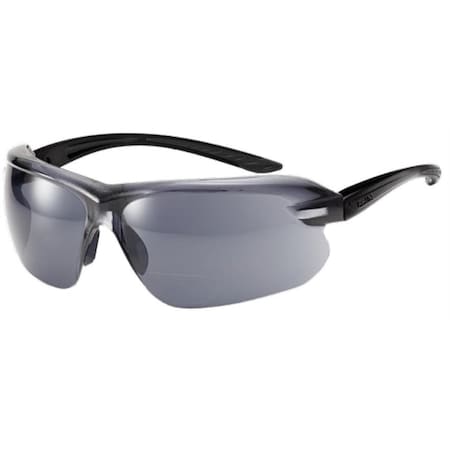 Bolle Safety Safety Glasses IRIs Smoke Lens 20 Diopter BOEPSSIRI-434